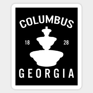 Columbus Georgia Fountain City Sticker